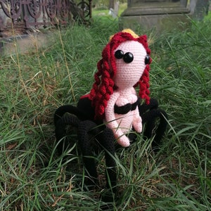 Spider woman/ Queen amigurumi crochet PDF pattern image 1