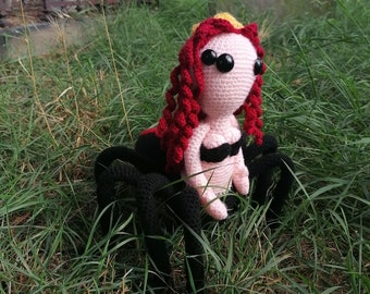 Spider woman/ Queen amigurumi crochet PDF pattern