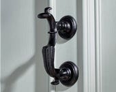 Doctors Door Knocker Iron - Old Antique Style Black British Made Door Knocker Regal Edwardian Kirkpatrick - BRITISH MADE (1005)