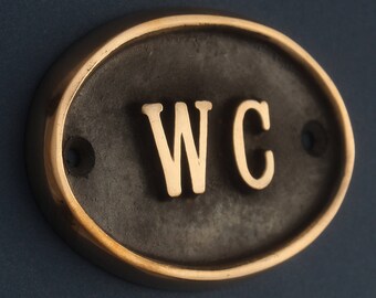 wc sign etsy