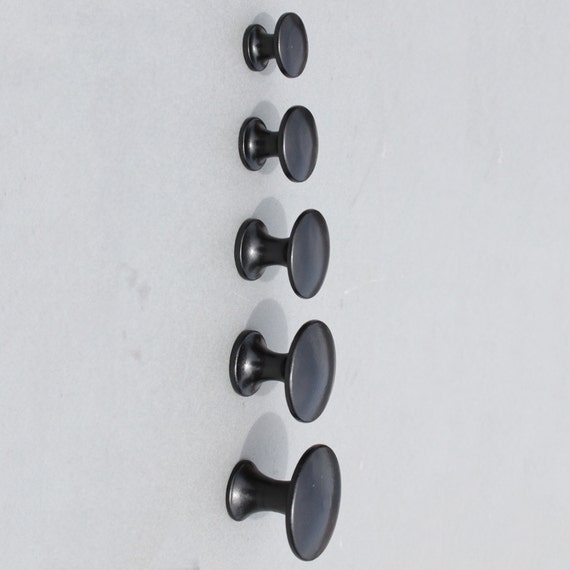Antique Cast Iron Cabinet Knobs 30mm Black Antique Cast Iron