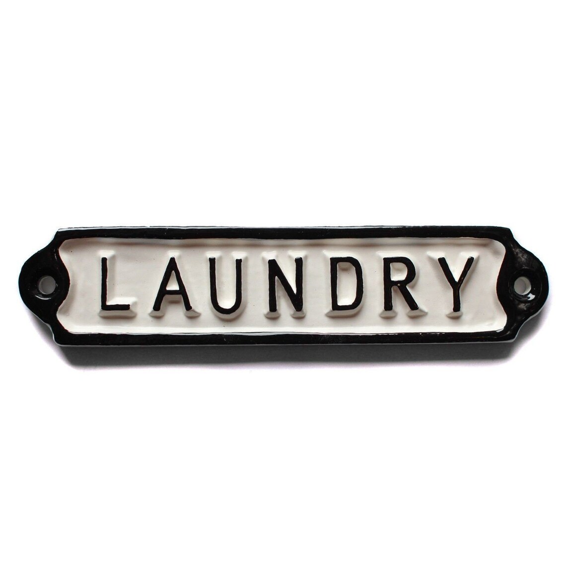 Vintage Laundry Sign Cast Metal Door Sign Brass Black & Etsy Australia