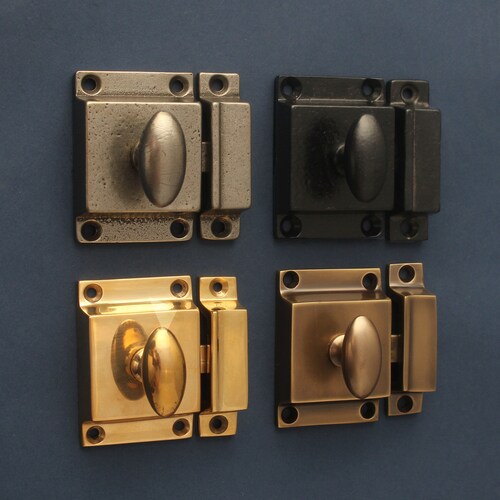 2 x SPRING LOADED MINI TIP CATCH Caravan/Boat Cupboard/Door Cabinet