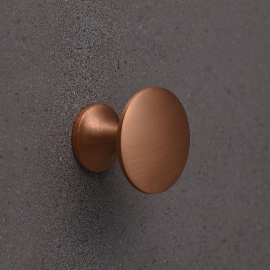 Brushed Satin Copper Kitchen Cupboard Handles Knobs Pulls Etsy