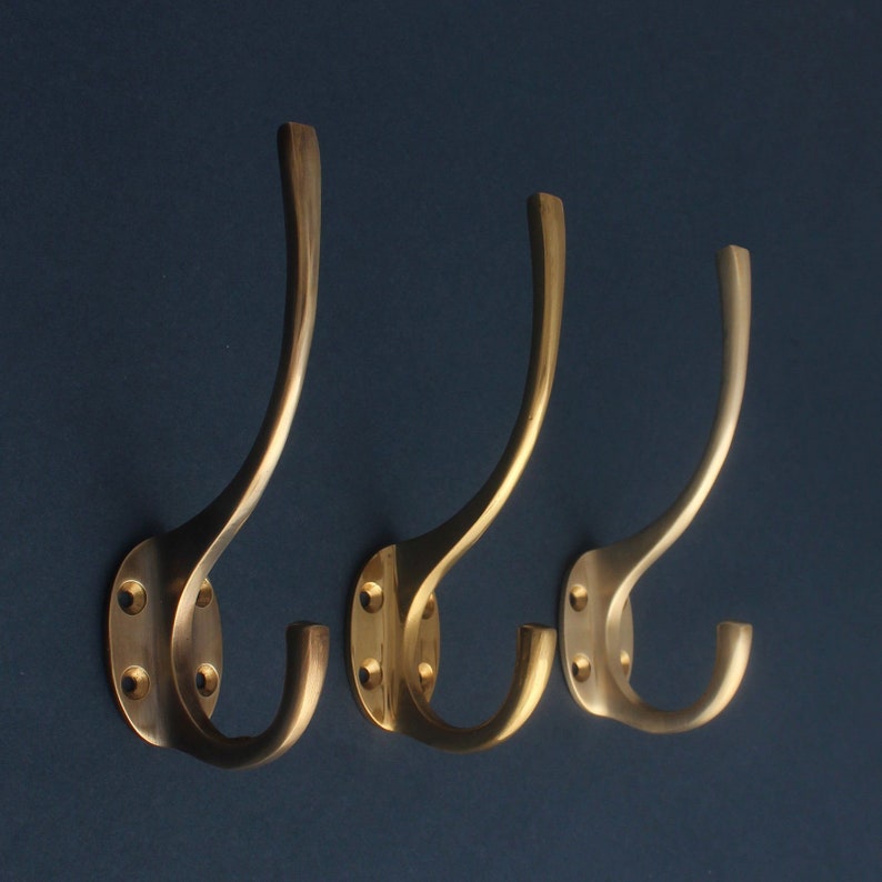 Classic Brass Hat & Coat Hook Etsy UK