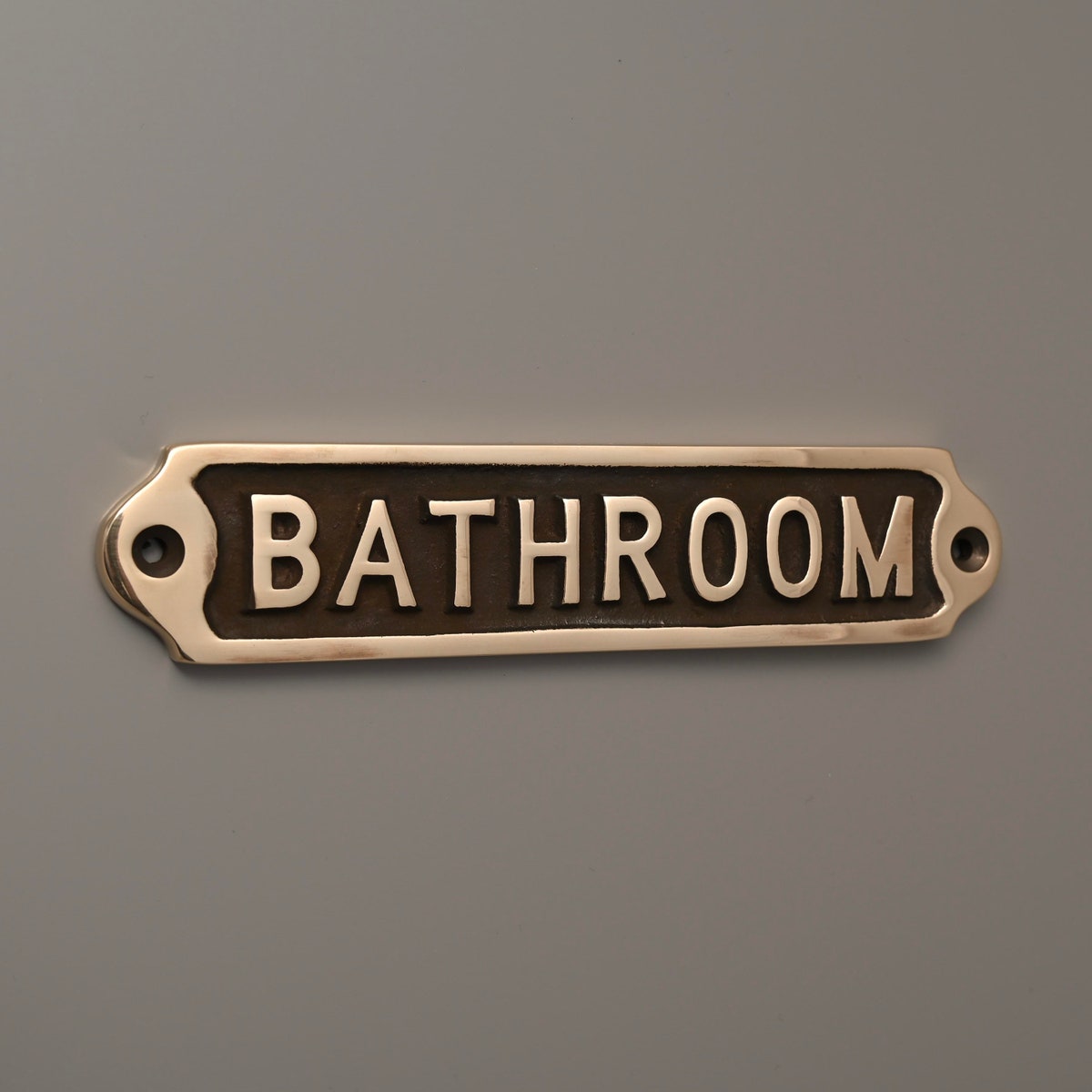 Solid Brass Door Signs - Bathroom Pantry Laundry Toilet Vintage Antique Victorian Cast Brass Metal Embossed Loo Bathroom Plaques Old Style - Etsy