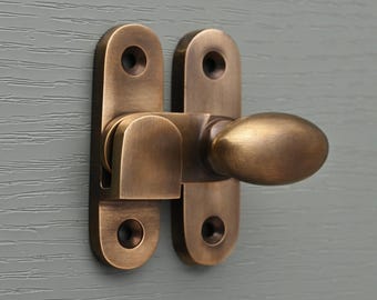 Solid Brass Cupboard Latch | English Shaker Style