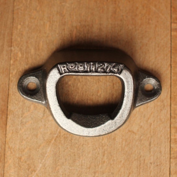 Vintage Cast Iron Wall Mounted Bottle Opener Beer Metal Dad Man Cave Men Groomsmen Wedding Fathers Day Stocking Filler Gift Bo11