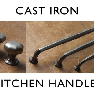 1 x Montrose Handle -  Vintage Antique Style Drawer Pulls Cabinet Kitchen Cupboard Door Pulls Plain Iron Heavy Duty Quality Made Pulls