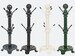 Cast Iron Mug Tree Stand Holder Rack Hooks - Traditional Country Cottage  Black, Green, Ivory, Grey by Victor Cookware & Robert Welch 