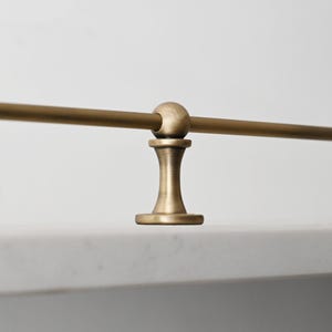 Antique Brass Gallery Rail | Kitchen Fiddle Tipping Shelf Rail Solid ...