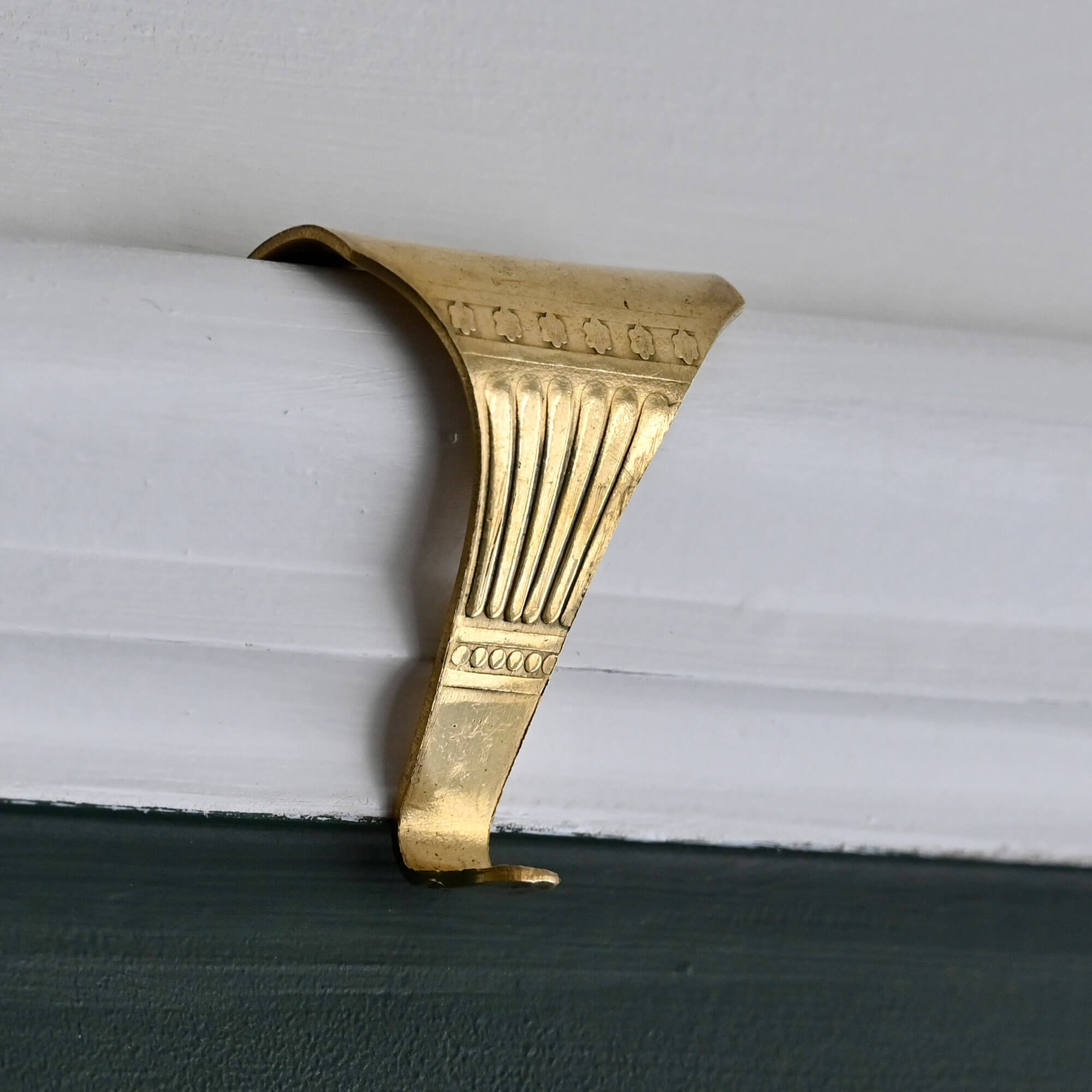 Brass Picture Rail Hooks Antique Decorative Victorian Etsy UK