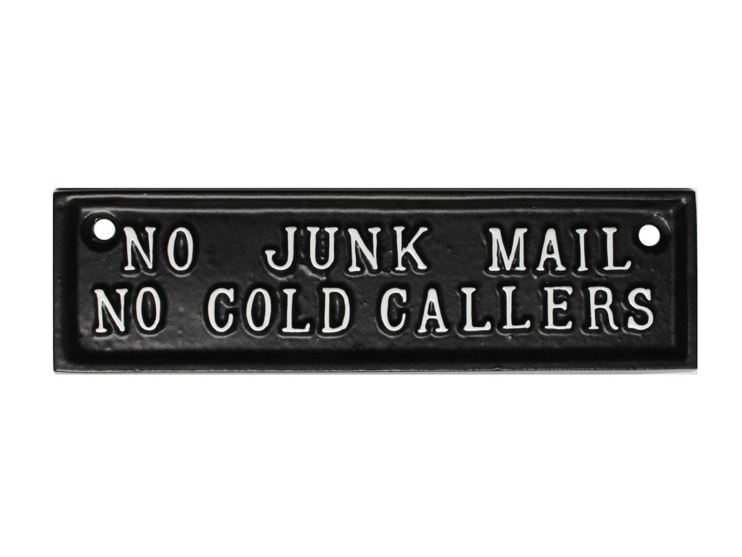 No junk mail sticker hi-res stock photography and images