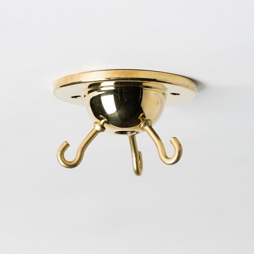 Small Ceiling Hook Brass Antique Bronze Copper Chrome White Etsy