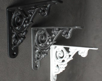 5 x 4 Inch Art Nouveau Cast Iron Shelf Bracket