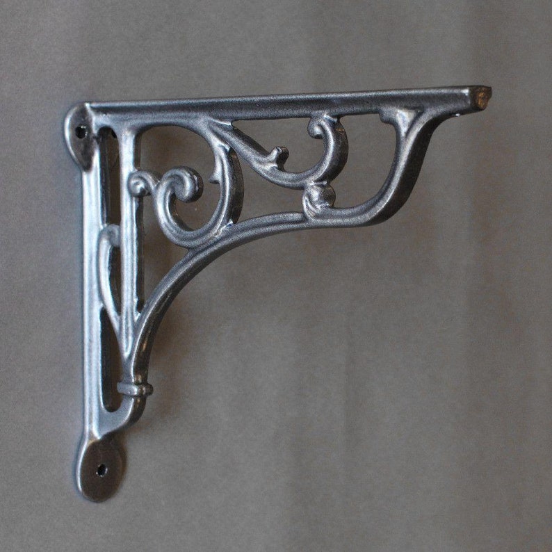 8 Inch Victorian Scroll Cast Iron Shelf Bracket Etsy UK