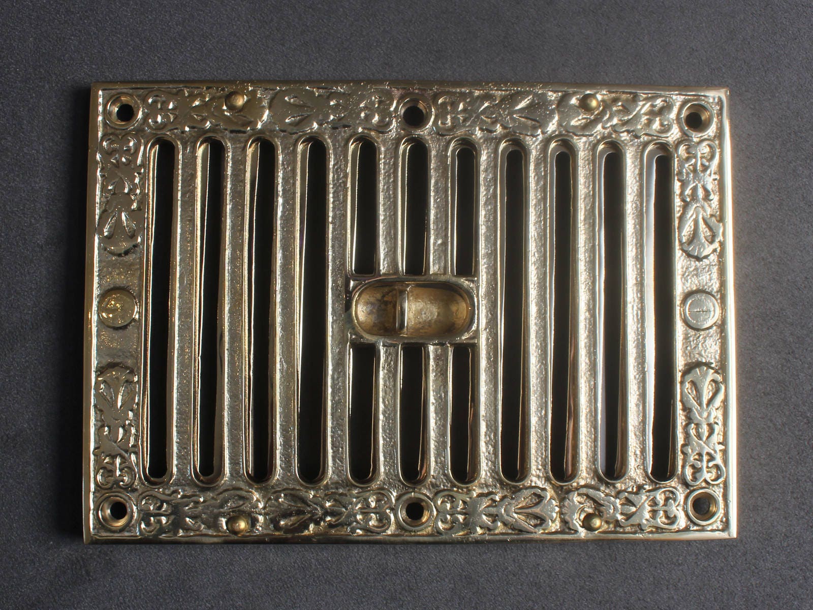 Victorian Air Vents Open & Close Air Vents Hit Miss Slotted Etsy UK