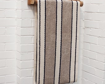 Oak roller towel rail - Kitchen Bathroom Aga Towel Rail Old Traditional English Country Cottage Style Towel Rail