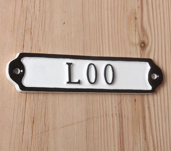 Plaques Signs Bathroom Door Sign Wc Toilet The Loo Door Plaque