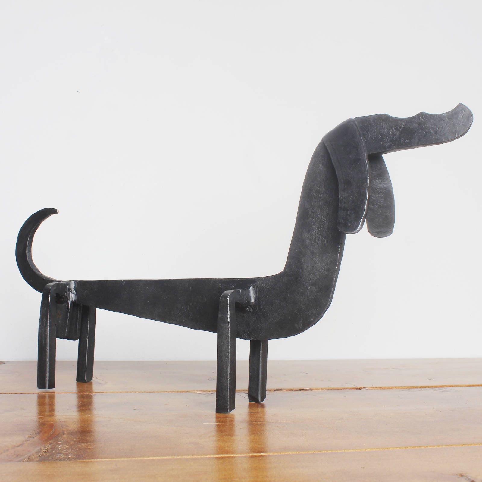Iron Dachshund Boot Scraper Sausage Dog Doxie Dachs Statue Etsy UK