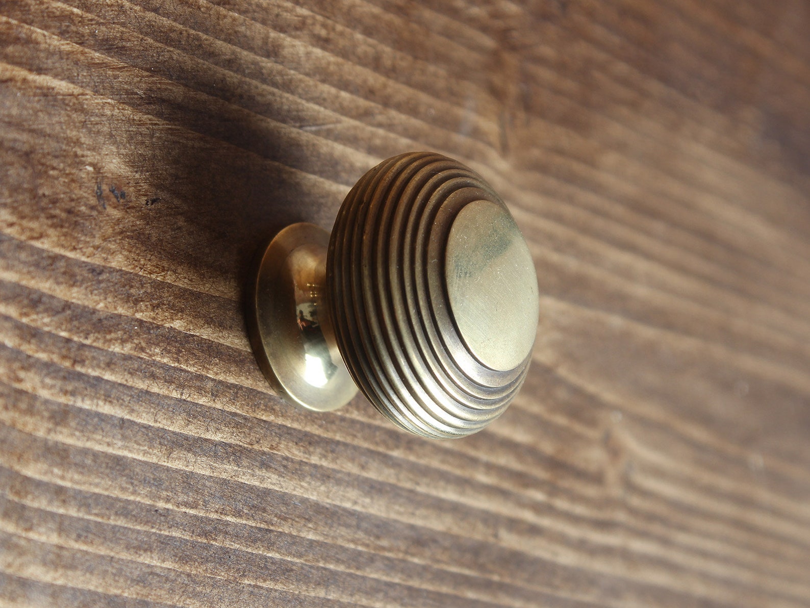Antique Brass Cupboard Knobs Kitchen Handles Drawer Old Etsy