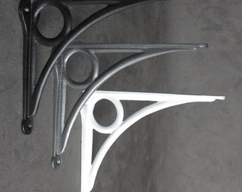 8" Cast Iron Shelf Bracket – Heavy Duty Victorian Style Support