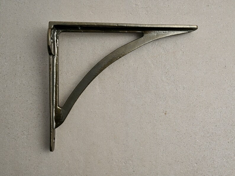 Antique Brass Shelf Brackets Metal Cast Supports Toilet Book Etsy UK