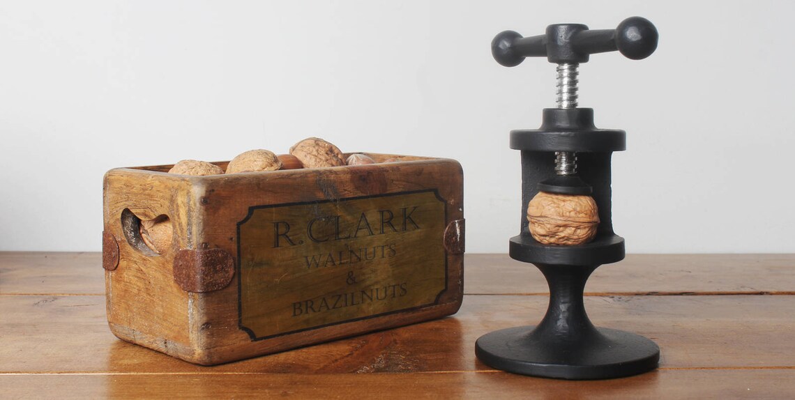 Cast Iron Nutcracker Solid Made Traditional Vintage Antique Etsy