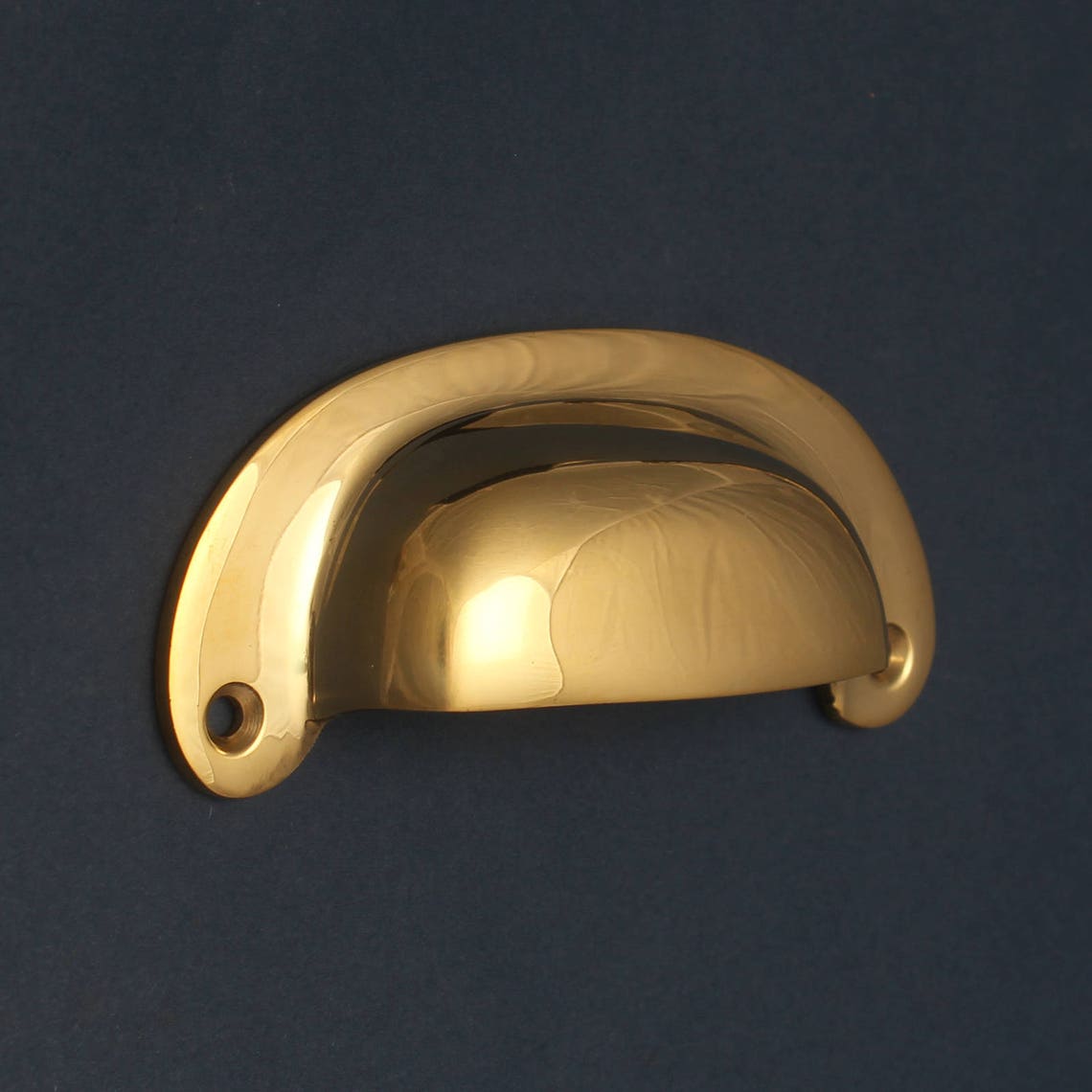Solid Brass Kitchen Cupboard Handles Knobs Pulls Cup D Bow Etsy Canada
