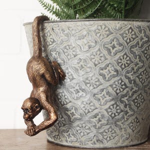 Monkey Pot Hanger | Indoor Outdoor Gift Idea Pots Garden