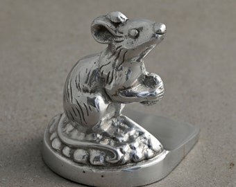 Ornement de coin de porte souris butoir de porte - Traditionnel sauvage Artisanat antique Style ancien animal sauvage Idée cadeau Remplissage de bas