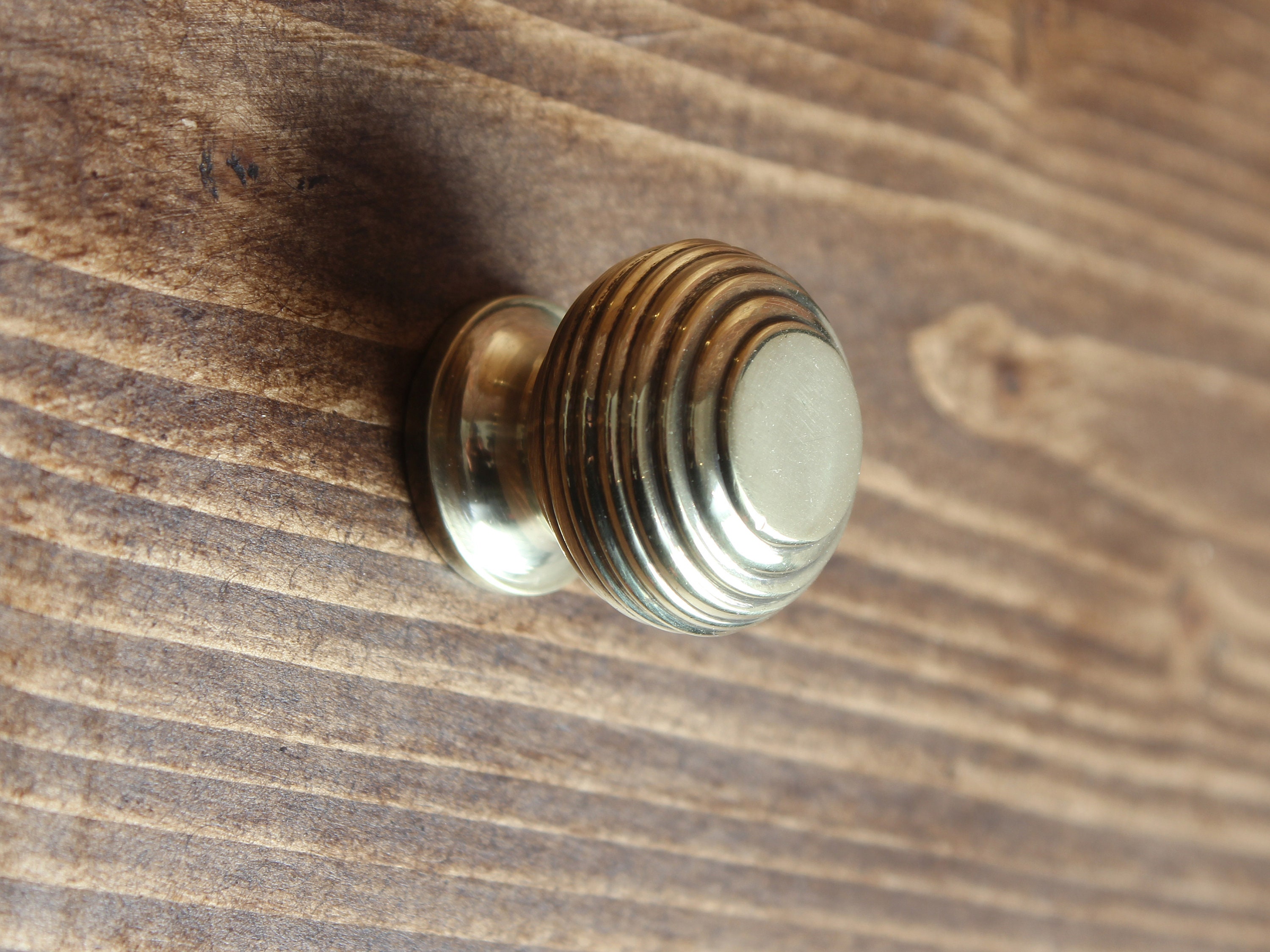 Antique Brass Cupboard Knobs Kitchen Handles Drawer Old Etsy UK