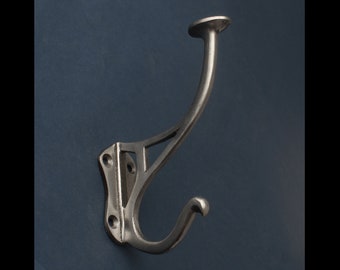 X Polished Cast Iron Wall Vintage Silver Metal Bathroom