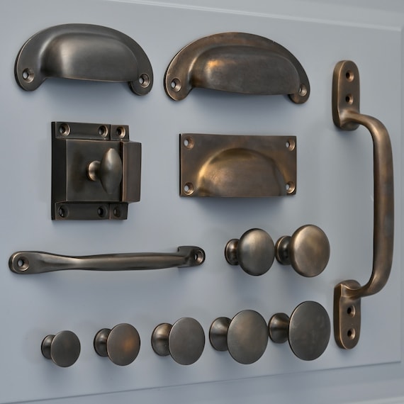 Classic Aged Bronze Cupboard Handles