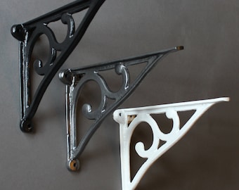 6 Cast Iron Nautical Mermaid Brackets Garden Braces