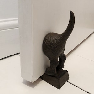 Dog Tail Door Stop Wedge Ornament Opener Heavy Traditional Handcrafted Antique Old Style Dog Gift Idea