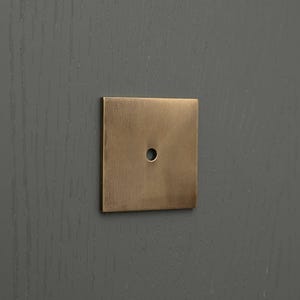 Light Aged Brass Cabinet Handles & Knobs | Solid Kitchen Cupboard Pulls ...