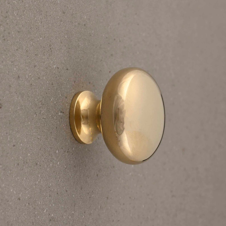 Polished Brass Cabinet Knobs & Handles