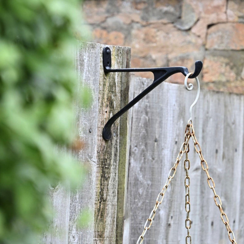 Iron Hanging Hook Bracket Plant / Lantern / Basket / Fire Etsy