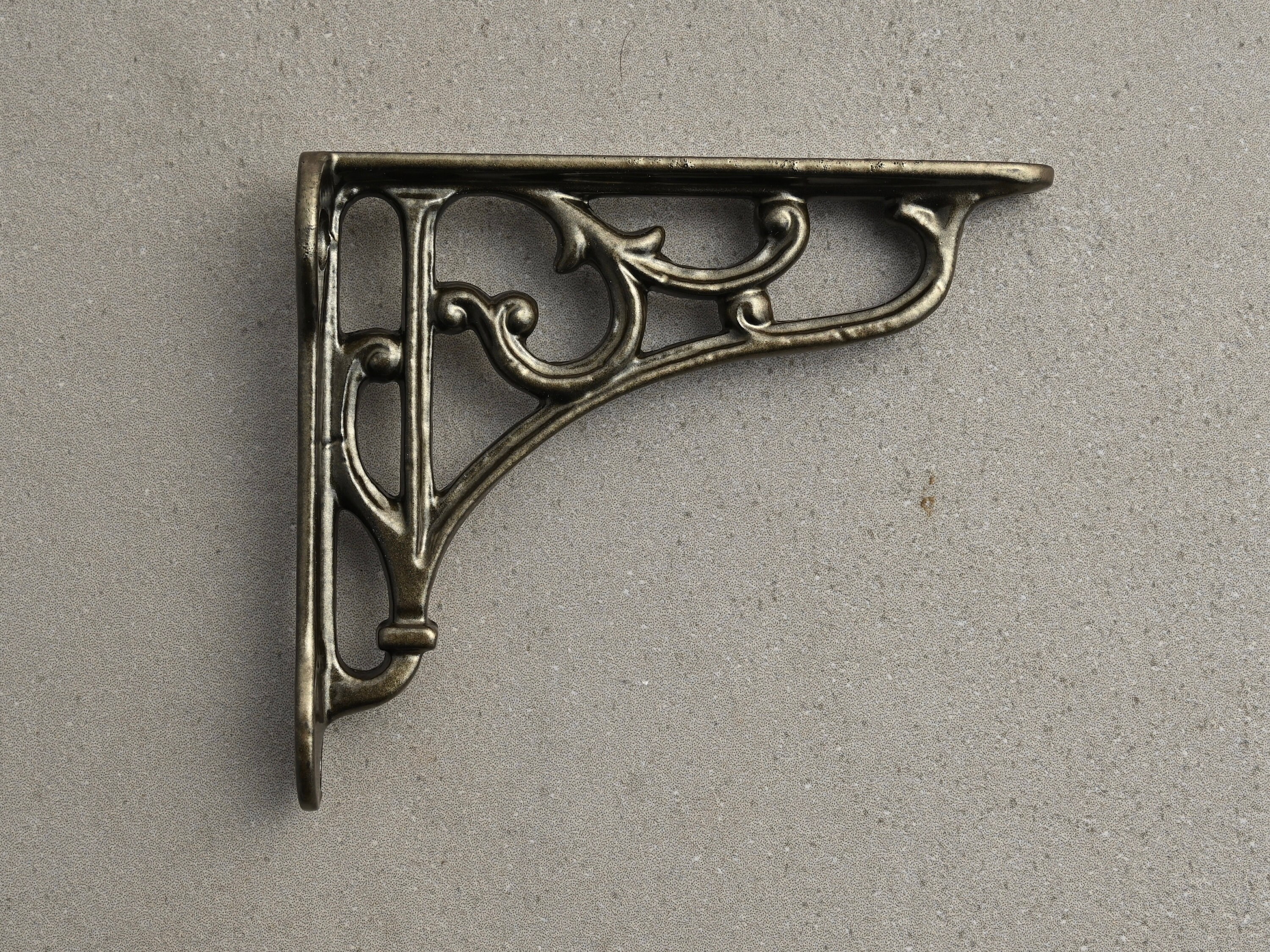 Antique Brass Shelf Brackets Metal Cast Supports Toilet Book Etsy UK