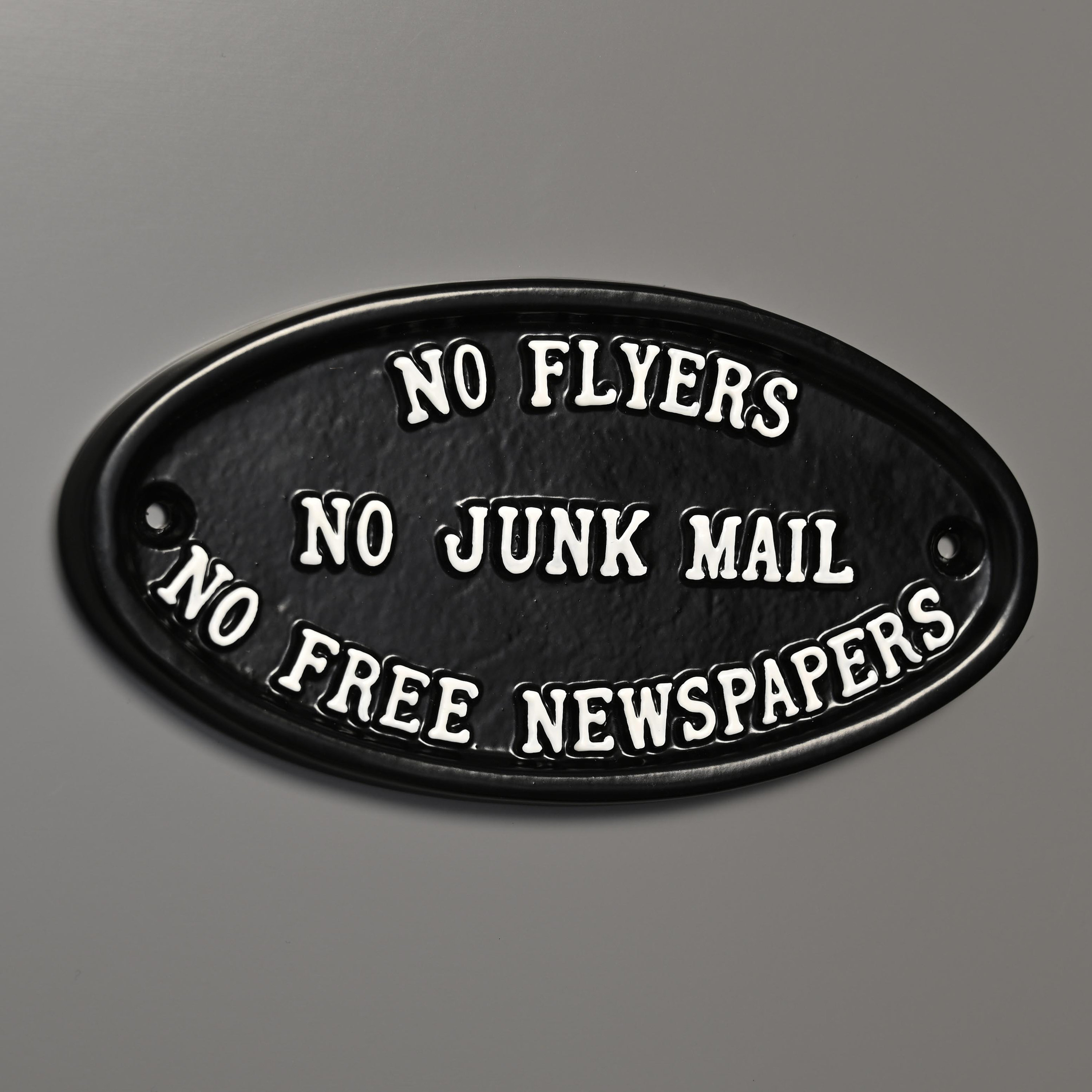 No Flyers No Junk Mail No Free Newspapers Sign Stop Etsy UK