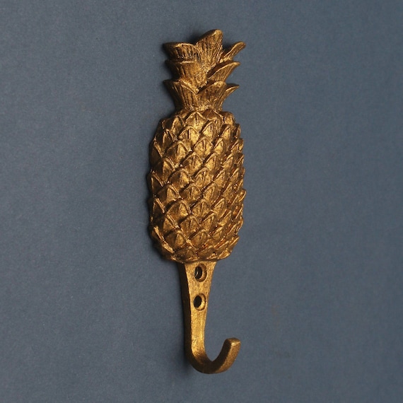 Pineapple Gold Hook Wall Jungle Boho Bedroom Bathroom Hooks Metal -   Canada