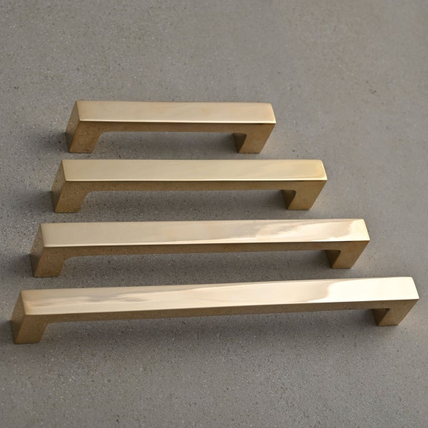 Brass Bar Pulls Etsy