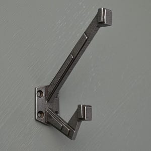 Art Deco Cast Iron Hat & Coat Hook - Decorative Antique Victorian Bedroom Bathroom Towel Door Wall Victorian Vintage Hooks ~ CH07
