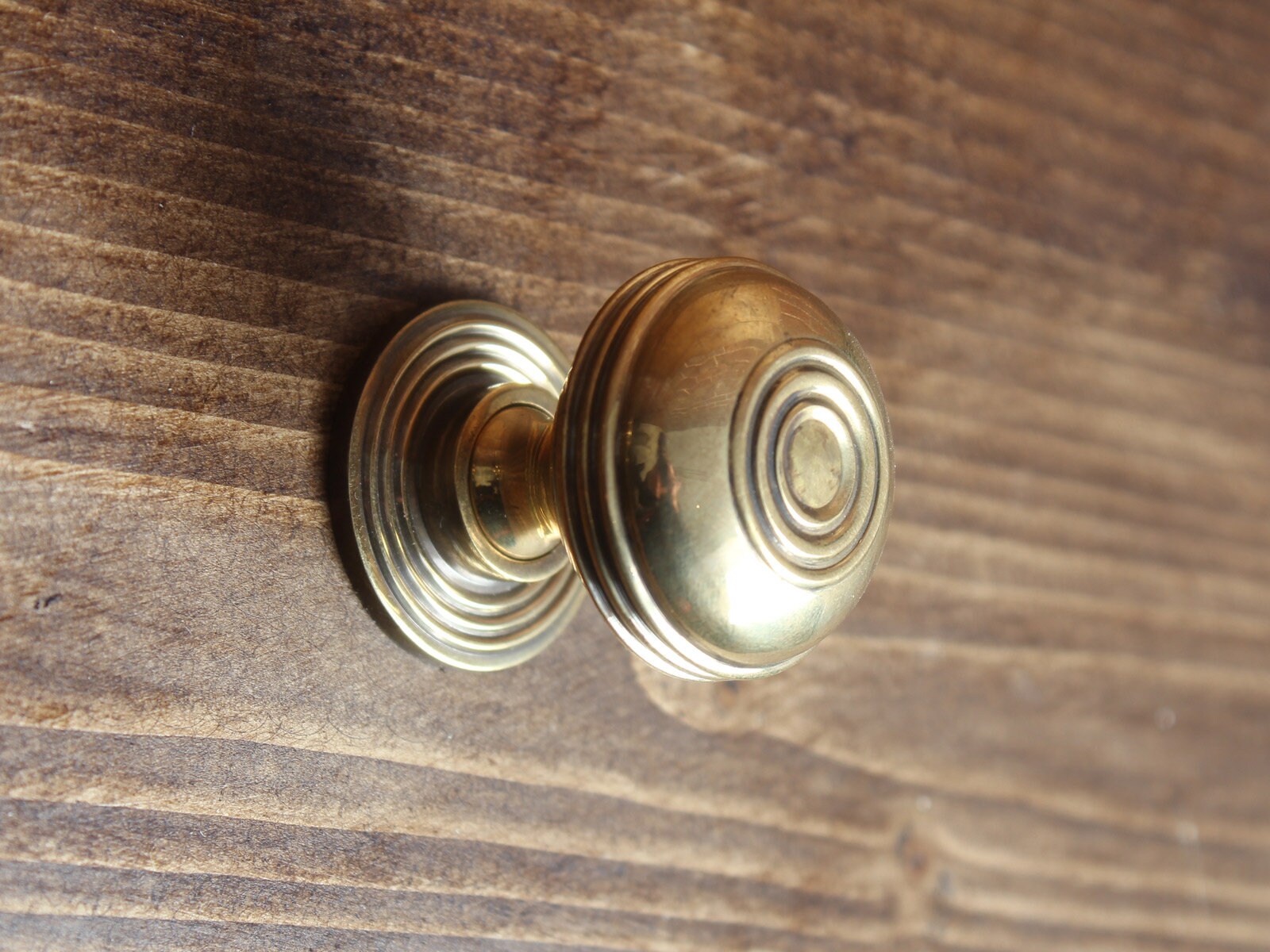 Antique Brass Cupboard Knobs Kitchen Handles Drawer Old Etsy UK