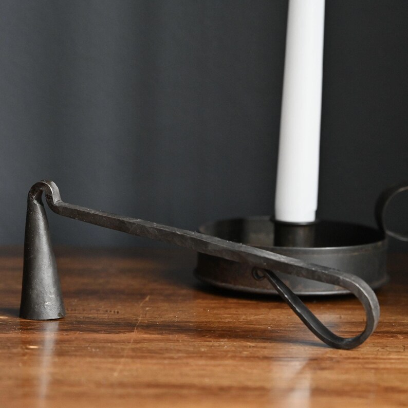 Iron Candle Snuffer Rustic Metal Candle Snuffer Etsy