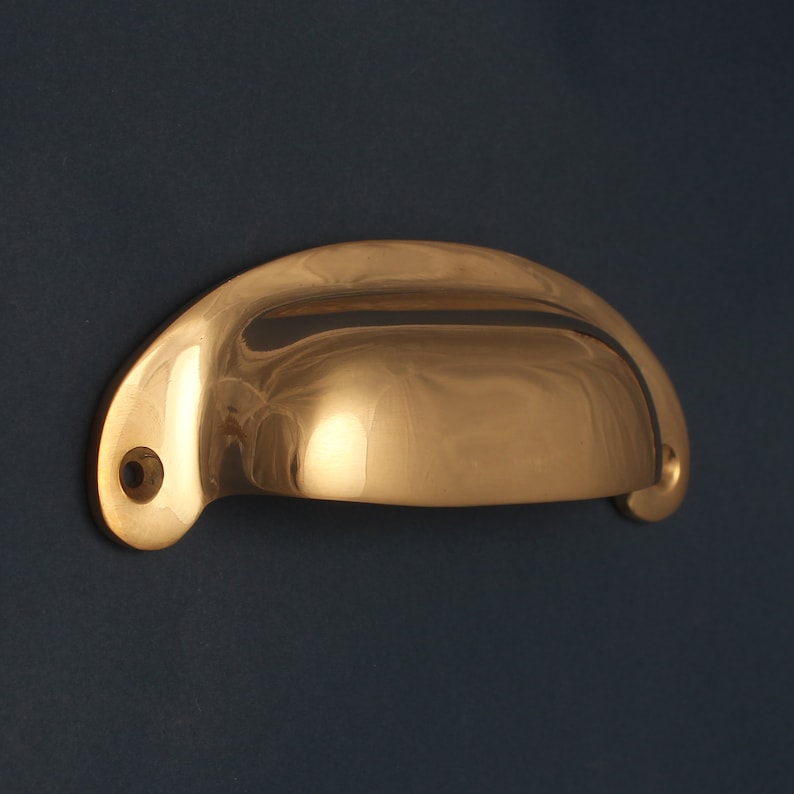 Polished Bronze Handles & Knobs Solid Cast Handles Etsy UK
