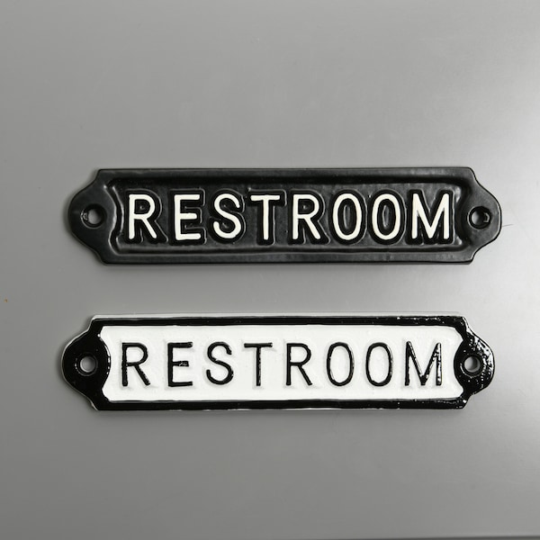 Restroom Signs Etsy