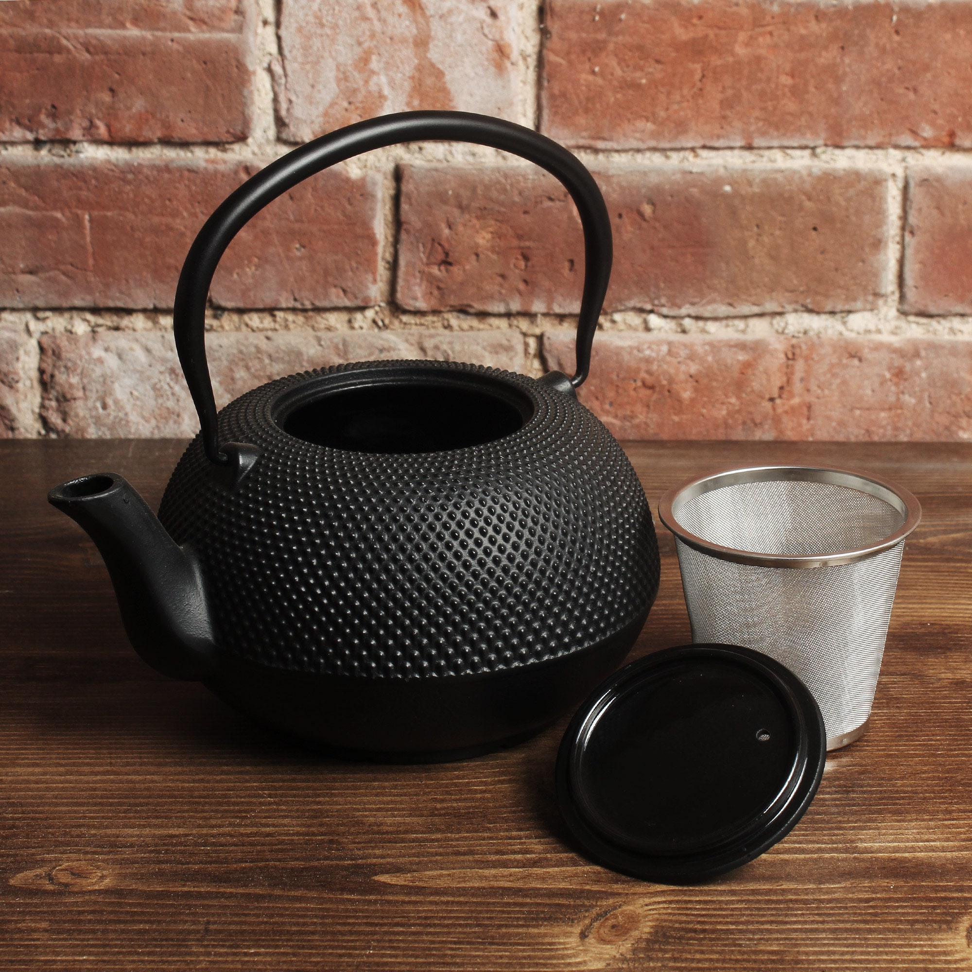 Victor CWE060 Cast Iron Tea Kettle,Black-1.5 Litres