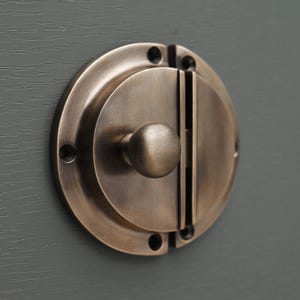 Cast Aged Brass Kitchen Cabinet Handles Hardware | Shropshire Shaker ...